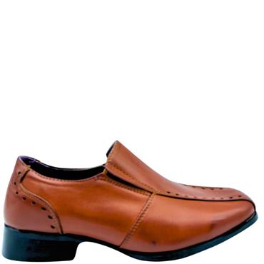SOUTHWELL BOYS DRESS SLIP ON SHOE - TAN